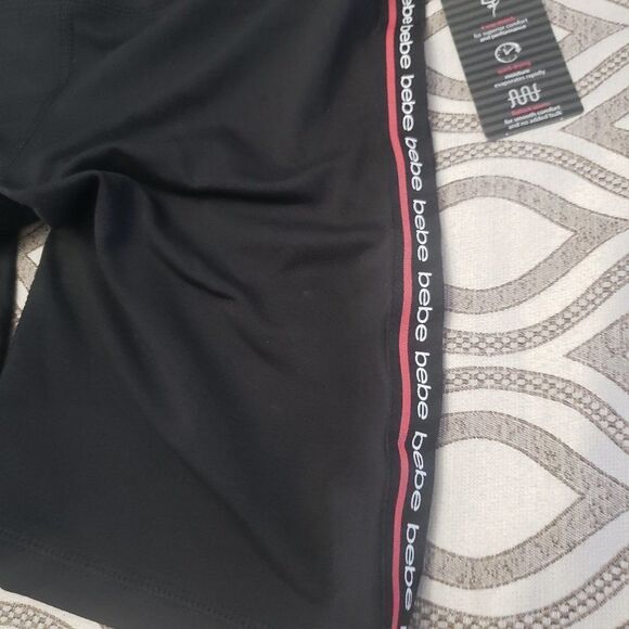 Bebe Sport Biker Leggings Shorts NWT - Picture 4 of 6